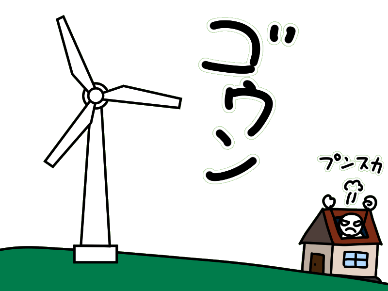 風力発電の騒音問題